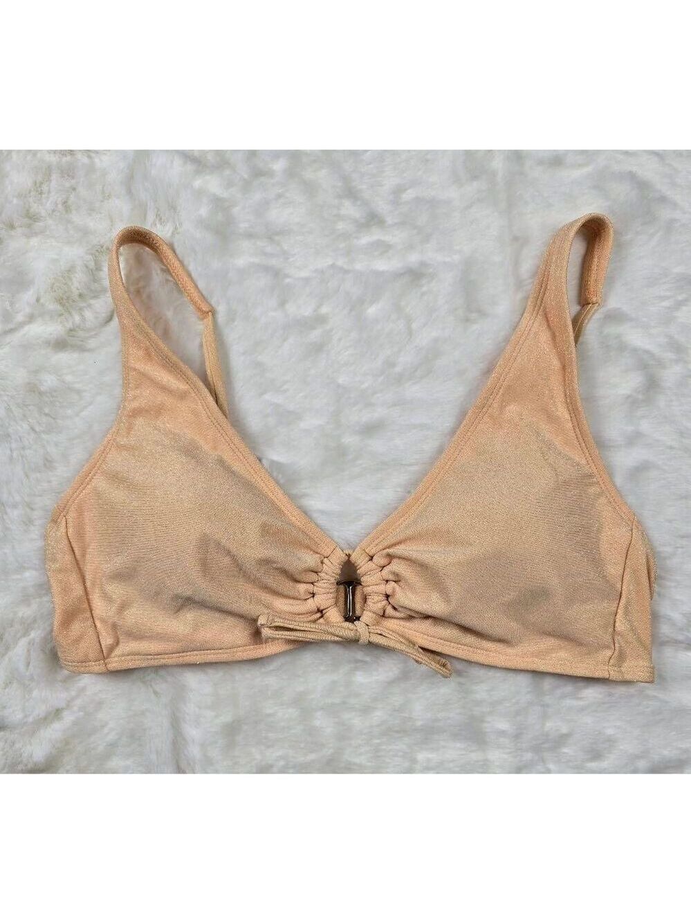 Shade & Shore Keyhole Triangle Bikini Top Medium